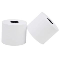 (12 Rolls) 2 1/4 x 150 ft White Adding Machine Tape Paper Rolls Premium One P…