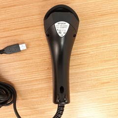 ID Tech ValueScan II Barcode Scanner USB Corded IDBA-4244MRB Tested Works
