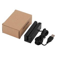 MSR90 USB Swipe Magnetic Credit Card Reader 3 Tracks Mini Smart black