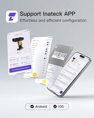 Inateck 1D 2D Industrial Barcode Scanner Bluetooth Wireless IP67 QR Code BCST-75