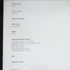 Xenial Genius XC23 (2300-TRM) 15″ POS Touch Terminal Android 11 (Managed Locked)