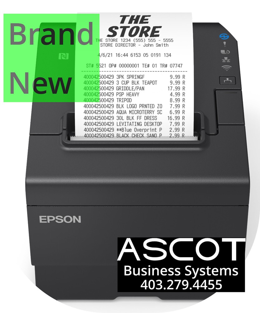 ✅ Epson TM-T88VII Ethernet, Serial, USB C31CJ57012 ❗ BRAND NEW Sealed, Thermal