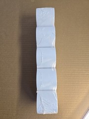 (Pack of 5 Rolls) 2 1/4 X 150 Ft, White, Adding Machine Tape Paper Rolls, 50 GSM