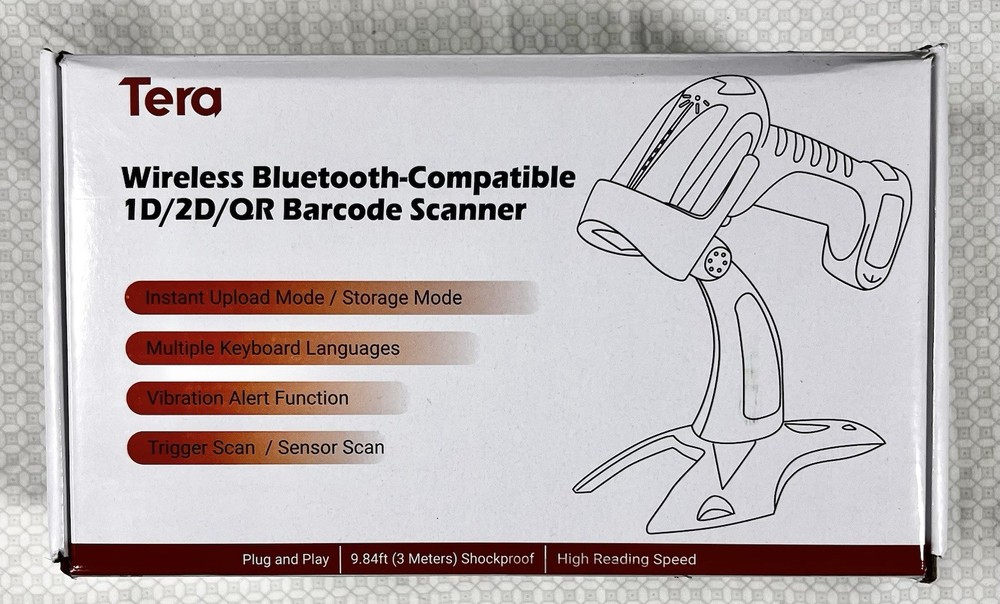 (Extreme Performance) Industrial Wireless Barcode Scanner 2D QR 1D Bar Code R…