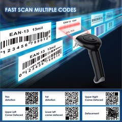 Eyoyo 2D 1D QR Code Barcode Scanner Automatic Fast Precise scanning for Phone PC