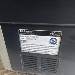 Royal Sovereign RBC-ES200 Bill Counter, Digital Display, Adjustable Tray, Wired