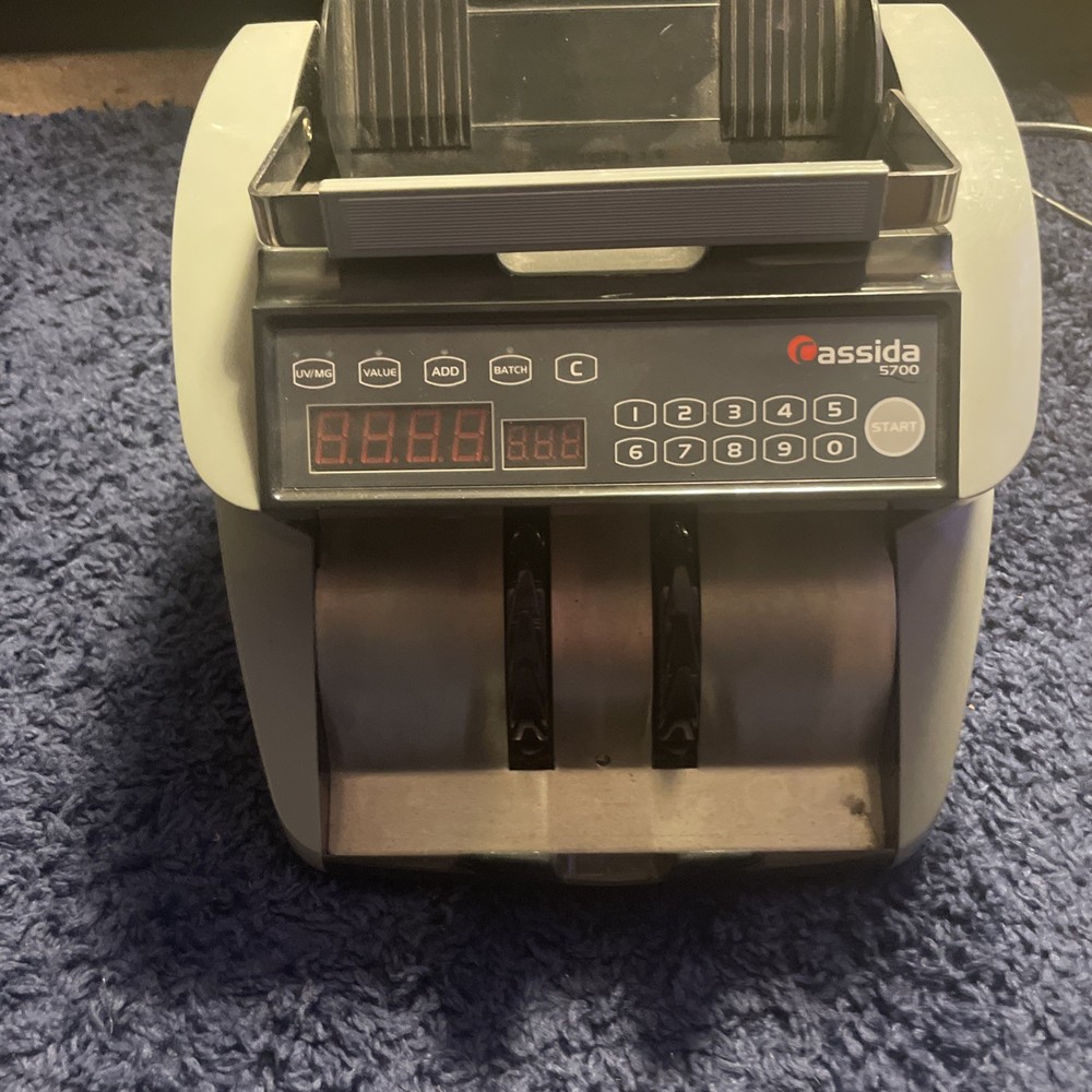 Cassida 5700 UV / MG (Ultra Violet / Magnetic) USA Money/Currency Counter
