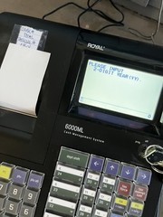 Royal 6000ML Cash Management System Cash Register w/ Keys, Receipt Printer