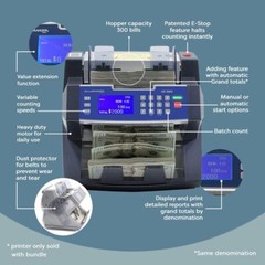 AccuBANKER AB5800 Bill Counter Multi Currency w/ Counterfeit Detection & Printer