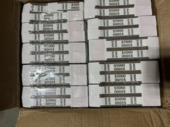 Qty. 20,000 – $5,000 Brown Self-Sealing Currency Straps / Bands