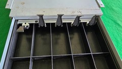 MMF Industries Cash Money Checks Drawer with Tray, Cover, and Key, Under counter