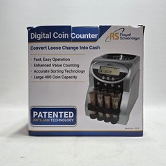 Royal Sovereign FS-2D Electric Coin Sorter – Digital Display Fast Sort