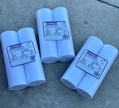 Impreso Cash Register Rolls 44mm 1-Ply White – 30 Rolls Total (3 Packs of 10)