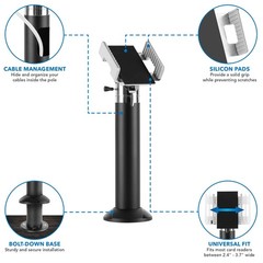 Universal Credit Card POS Terminal Stand for VeriFone Ingenico Readers | Adjusta