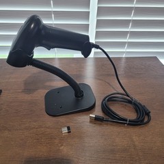 Anyeast Wireless Barcode Scanner Wireless Dongle / USB 2.0 Cable / Stand