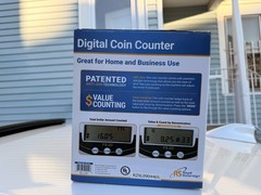 Royal Sovereign FS-2D Digital Coin Counter Anti-Jam 400 Capacity 312 Coins/Min