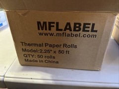 Thermal Paper 2 1/4 x 50′ 50 Rolls Credit Card & Cash Register POS Receipt Paper