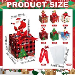 12PCS Christmas Money Box, Pop up, Cash Holders, DIY Surprise Pull Box, Chic