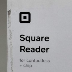 SQUARE Square Reader for Contactless and Chip 2nd Generation 4″ x 4″ White REV-0
