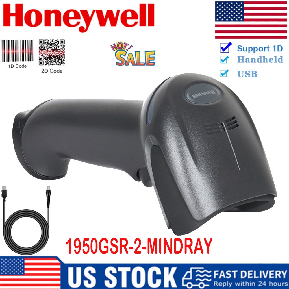 Honeywell Xenon 1D/2D Handheld Barcode Reader Image USB Cable 1950GSR-2-Mindray