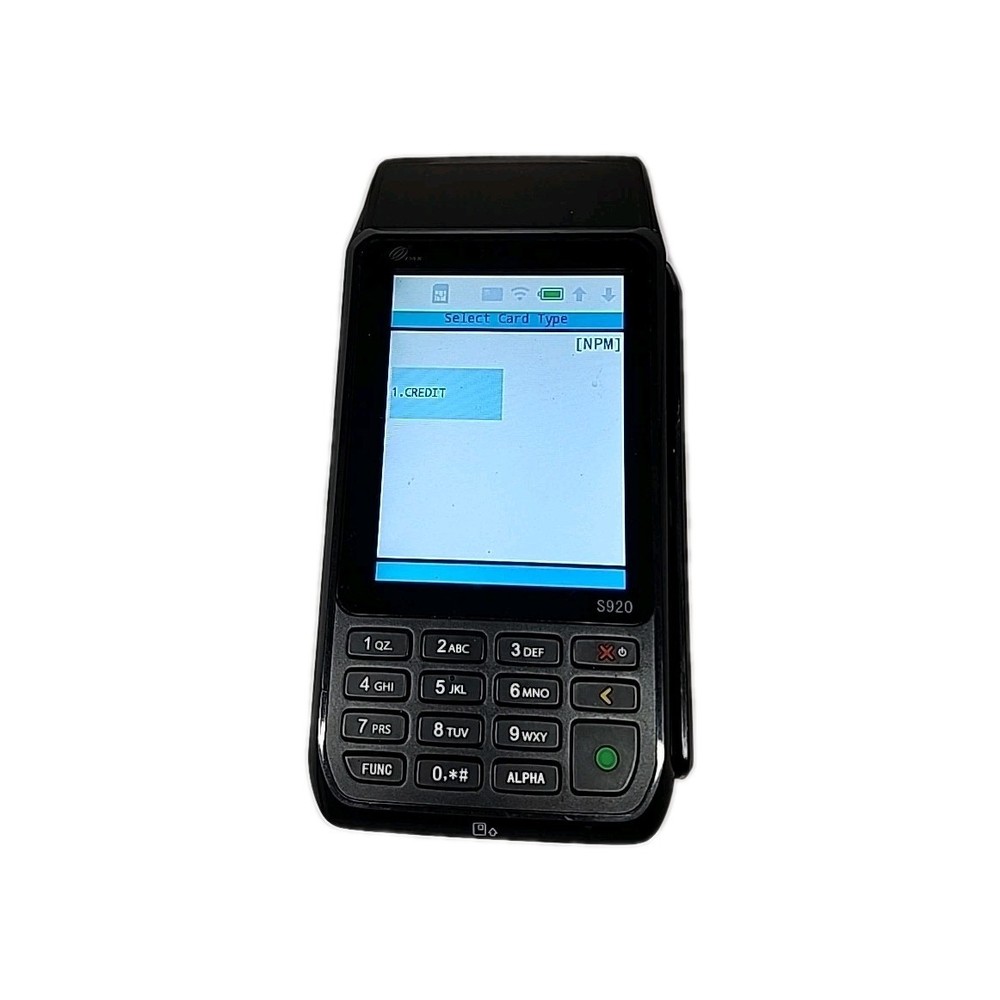 PAX S920 Mobile POS Credit Card Terminals Bluetooth Wireless – Not Tested