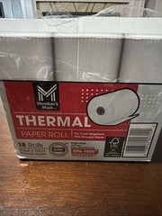 Member’s Mark Thermal Receipt Paper Rolls, 3 1/8″ X 190′