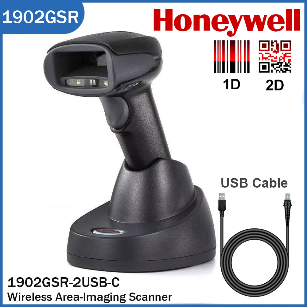 Honeywell 1902GSR-2USB-C Wireless Bluetooth USB Barcode Scanner 1D 2D Reader