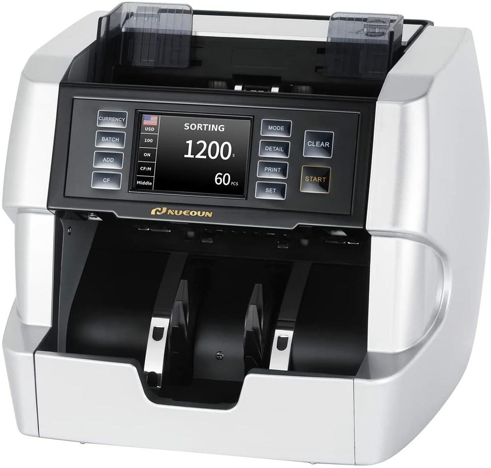 Nucoun VC-7 Bank Grade Mixed Denomination Value Counter Money Counter