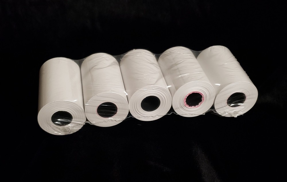 2 1/4″ X 50′ Thermal Receipt Paper (5 Rolls), 58Mm BPA Free Receipt Paper