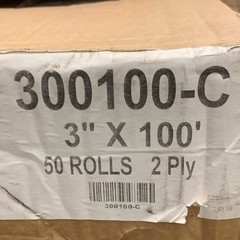 (50 PACK) Receipt Paper 2 Ply W/ Core 3″ x 100′ White