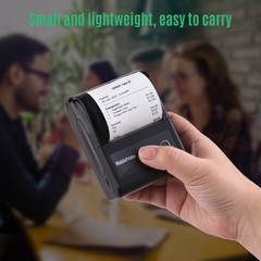 1-Portable 58mm 2 Inches Wireless BT Thermal Bill Receipt Printer Mini IADT