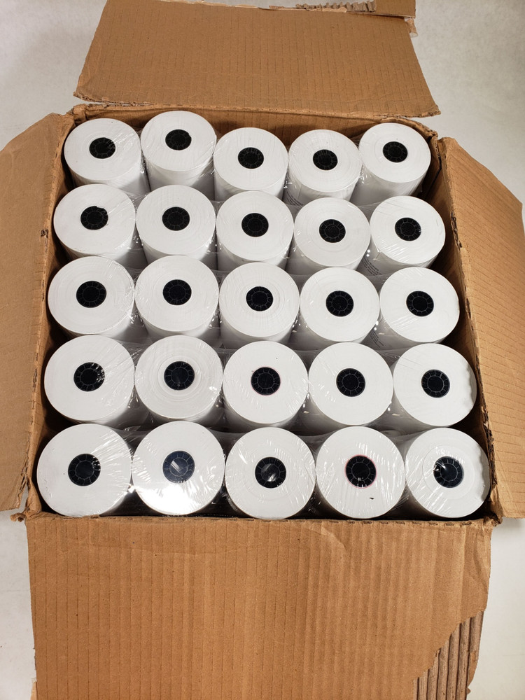 Buyregisterrolls Paper Tape Feet Thermal Paper Roll Size 80 X 70 In Box 50 Rolls
