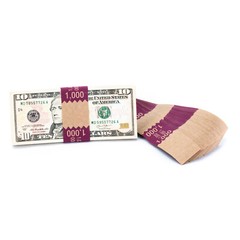 Natural Kraft Saw-Tooth $1,000 Currency Band (1,000)