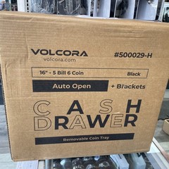 Volcora 16″ Auto Open Cash Drawer 5 Bill 6 Coin NEW