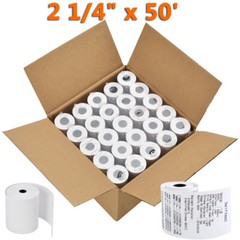 2-1/4″ x 50′ Thermal Credit Card Cash Register POS Receipt Paper 5 – 500 Rolls