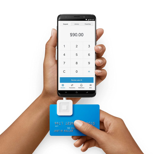 Square 3.5mm Jack Credit/Debit Magstripe Card Square Reader – White
