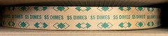 DIMES Coin Wrappers on a Roll (2000 Count) Flat Perforated – PM Company 54032