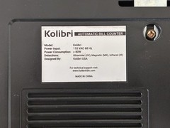 Kolibri Automatic Bill Counter Money Counterfeit UV MG IR Detector 1500 bill/min