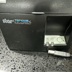 Star TSP100 FuturePRNT Thermal Receipt Printer w/ Type B USB Cord