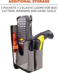 Ergodyne Squids 5540 Barcode Scanner Holster Pouch for Gun Grip Large, Gray