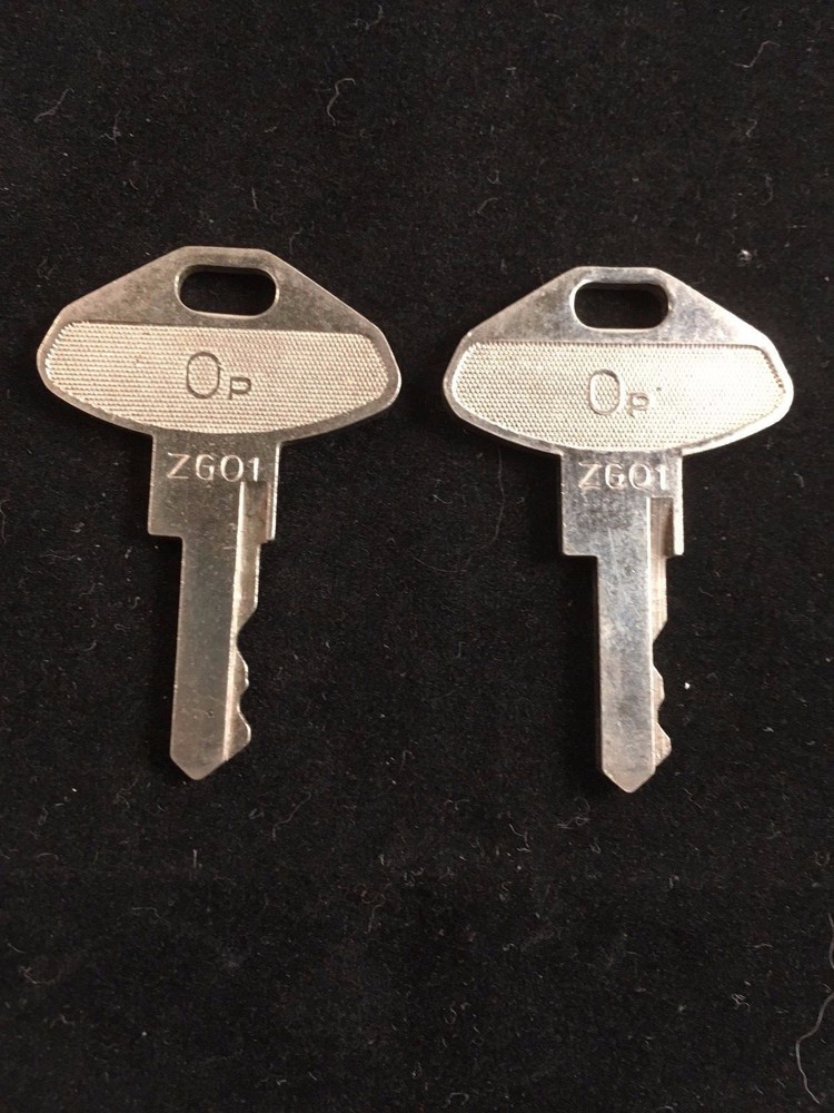 TEC CASH REGISTER, OP KEY, #ZG01, SET OF 2