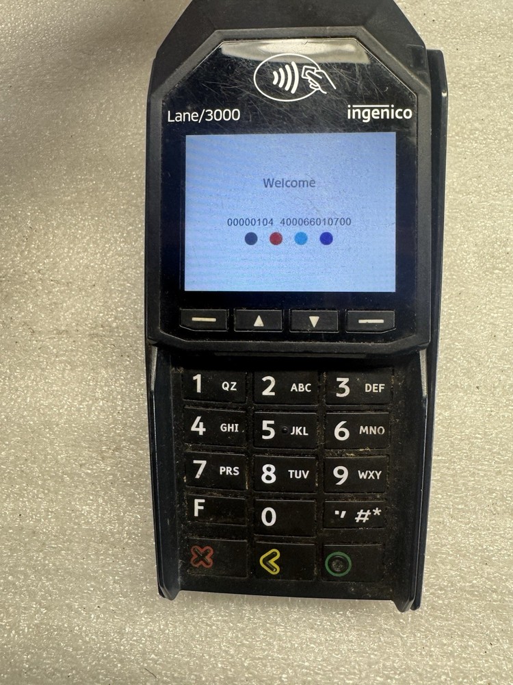 Ingenico Lane/3000 Payment Terminal Credit Card Touch with USB Cable