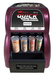 Coin Sorter 400 Capacity Sorts 260 Coins Per Minute – Includes 16 Wrappers