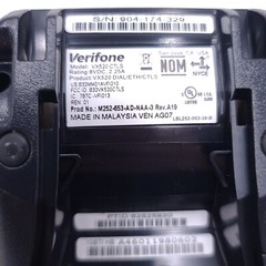 Verifone VX520 CTLS Dual Comm Credit Card POS Machine Silver w/ Adapter Charger