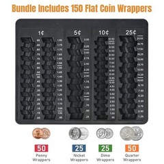 1PCS Black Coin Counter Tray -Change Counter Coin Counting and Sorting Tray w…