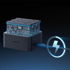 Yellow Electronic Device Docking Station Fast Charging for Three Batteries