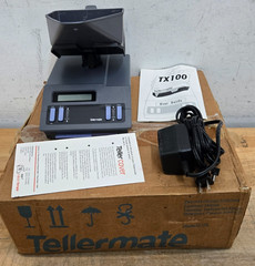 Vintage TellerMate TX100 Currency Counting Machine Cash, Coins, Bank Notes etc.