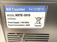 NADEX NXTE-1810 (V1854) Money Counter & Counterfeit Detector Professional Grade