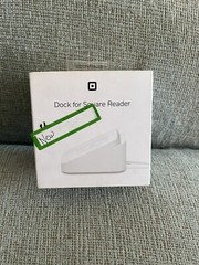 Square A-SKU-0485 Credit Card Reader + Dock For Square Reader A-SKU-0120-02