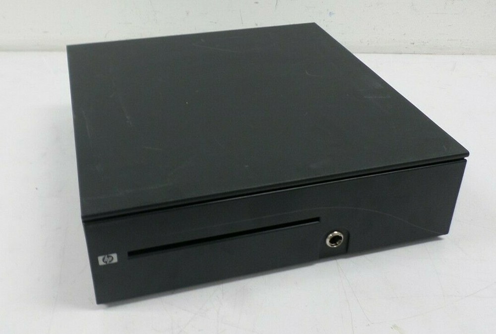 HP APG Series 100 Electronic Cash Drawer 16″ x 16.8 Black NO LOCK